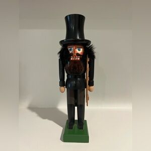 Vintage German Erzgebirge Chimney Sweeper 11 1/2" Nutcracker Made in Germany